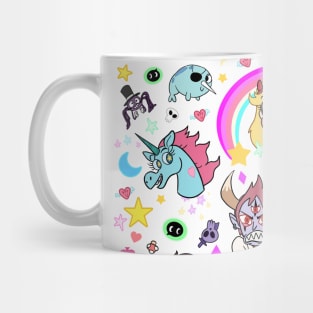 Star VS The Forces Of Evil Pattern Mug